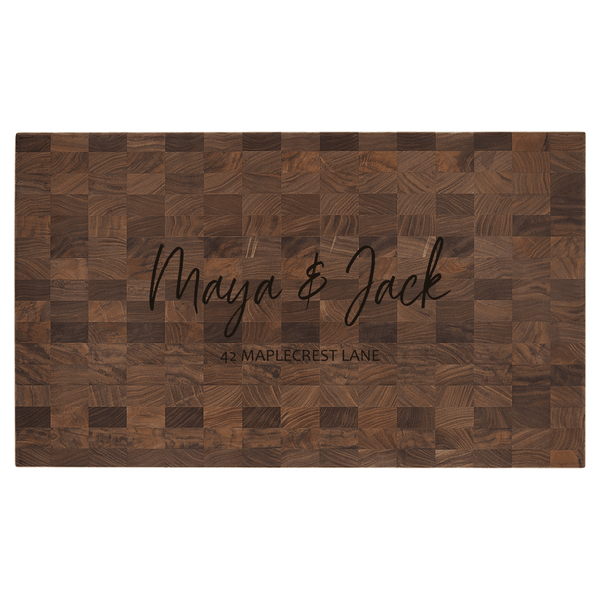 22x13 Walnut Butcherblock Cutting Board