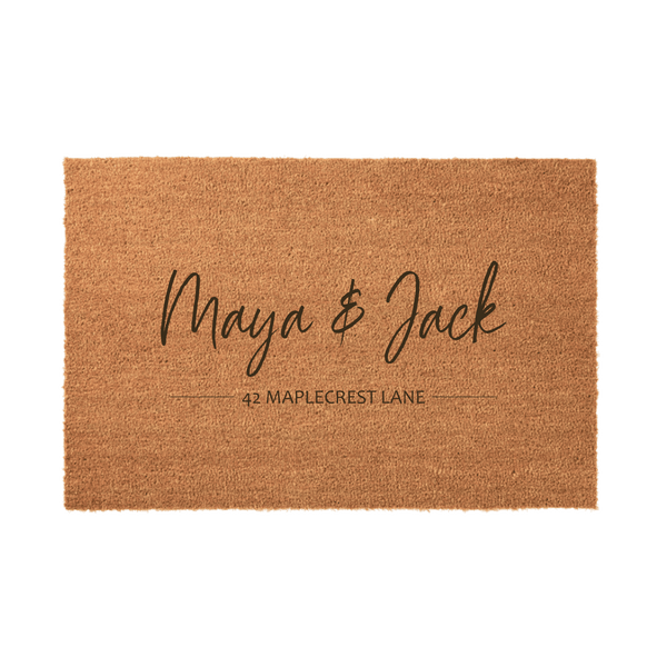 Personalized Large Door Mat - Amnat
