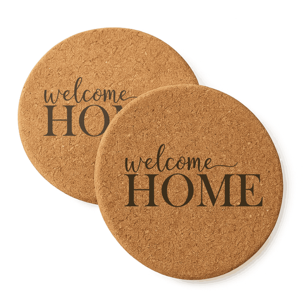 Set of 2 Cork Hot Pads