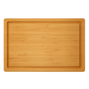11x17 Bamboo Cutting Board with Juice Grooves