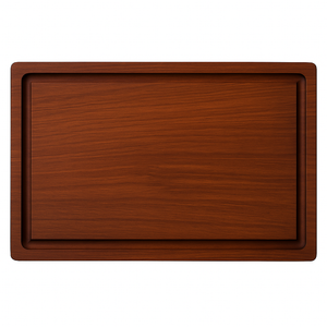 11x17 Mahogany Cutting Board with Juice Grooves