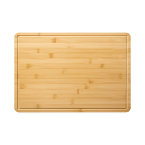 12x18 Bamboo Cutting Board with Juice Grooves