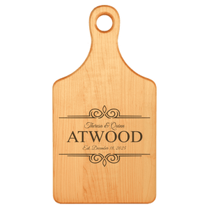 13 1/2 x 7 Maple Paddle Shaped Cutting Board