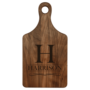 13 1/2 x 7 Walnut Paddle Shape Cutting Board