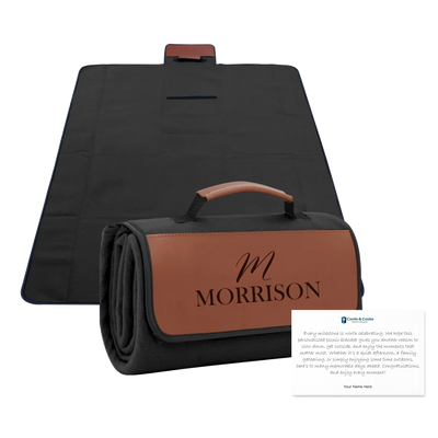 Personalized Picnic Blanket w/Note