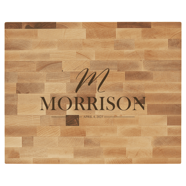 16x13 Maple Butcherblock Cutting Board