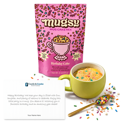 Birthday Mug Cake Mix w/Note