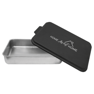 9x13 Aluminum Cake Pan with Black Lid