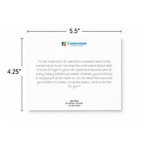 Custom Personalized Note - Cornerstone