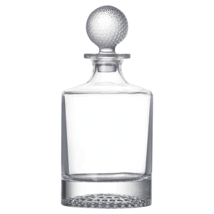 850mL Round Golf Glass Decanter in a Black Gift Box