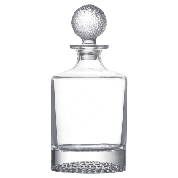 850mL Round Golf Glass Decanter in a Black Gift Box