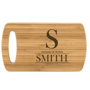 Easy Carry Bamboo Cutting Board