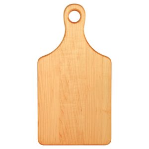 13 1/2 x 7 Maple Paddle Shaped Cutting Board