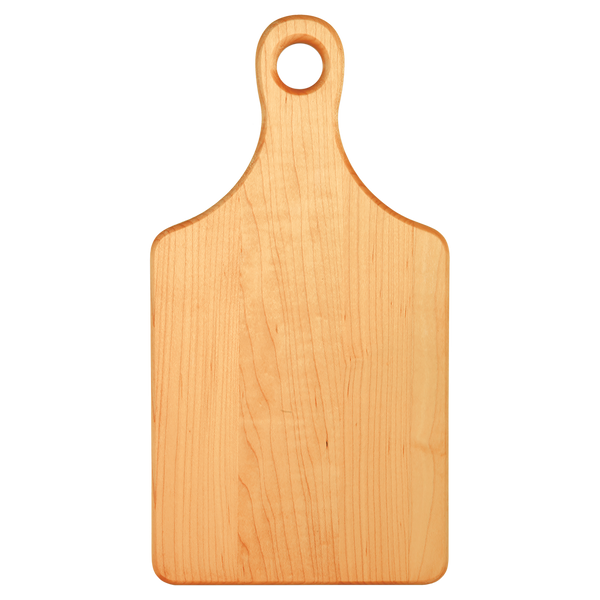 13 1/2 x 7 Maple Paddle Shaped Cutting Board