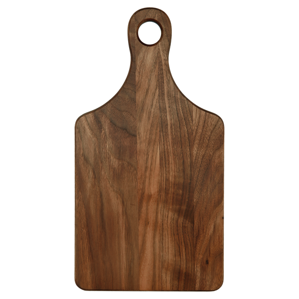 13 1/2 x 7 Walnut Paddle Shape Cutting Board