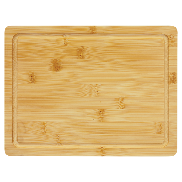 11 1/2 x 9 Bamboo Cutting Board with Drip Ring