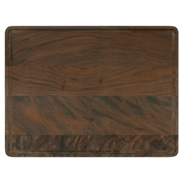 11 1/2 x 9 Walnut Cutting Board with Drip Ring