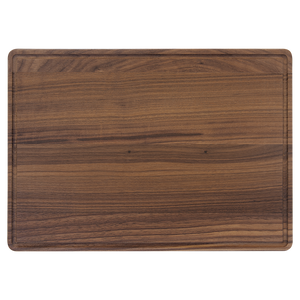 14x10 Walnut Cutting Board with Drip Ring