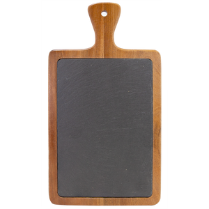 14x7 Acacia Wood/Slate Cutting Board