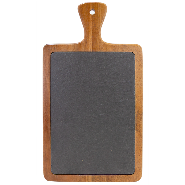 14x7 Acacia Wood/Slate Cutting Board