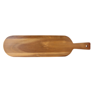 18 1/2 x 4 Acacia Wood/Slate Serving Board