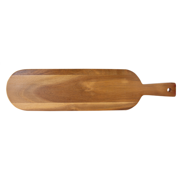 18 1/2 x 4 Acacia Wood/Slate Serving Board