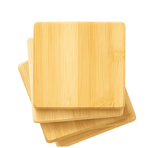 Set of 4 Bamboo Coasters