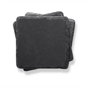 Set of 4 Square Slate Coasters