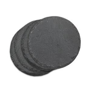 Set of 4 Round Slate Coasters
