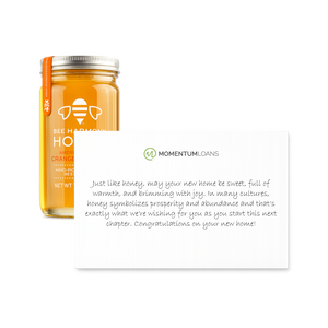 Orange Blossom Honey with Personalized Note - Momentum
