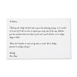 Handwritten Note - Momentum